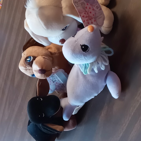 Lot of 4 Precious Moments Plush (Includes Rare Dachshund Tender Tails Stray Paw) - Picture 2 of 10